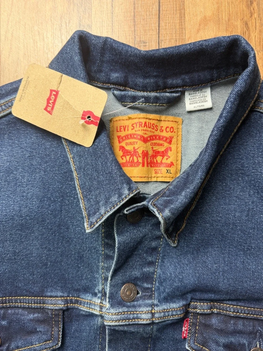 ❗️NWT❗️Men’s Levi's Denim Jacket - Classic Trucker Style Size XL - Picture 2 of 10